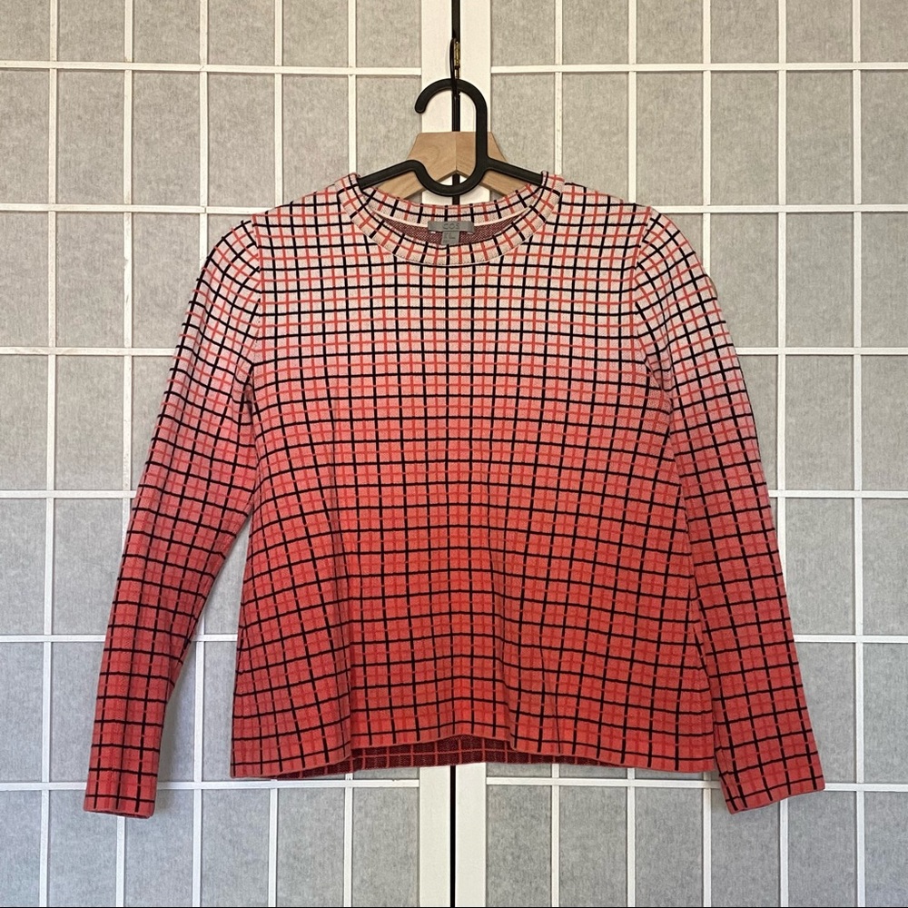 COS cropped cotton knit long sleeve shirt